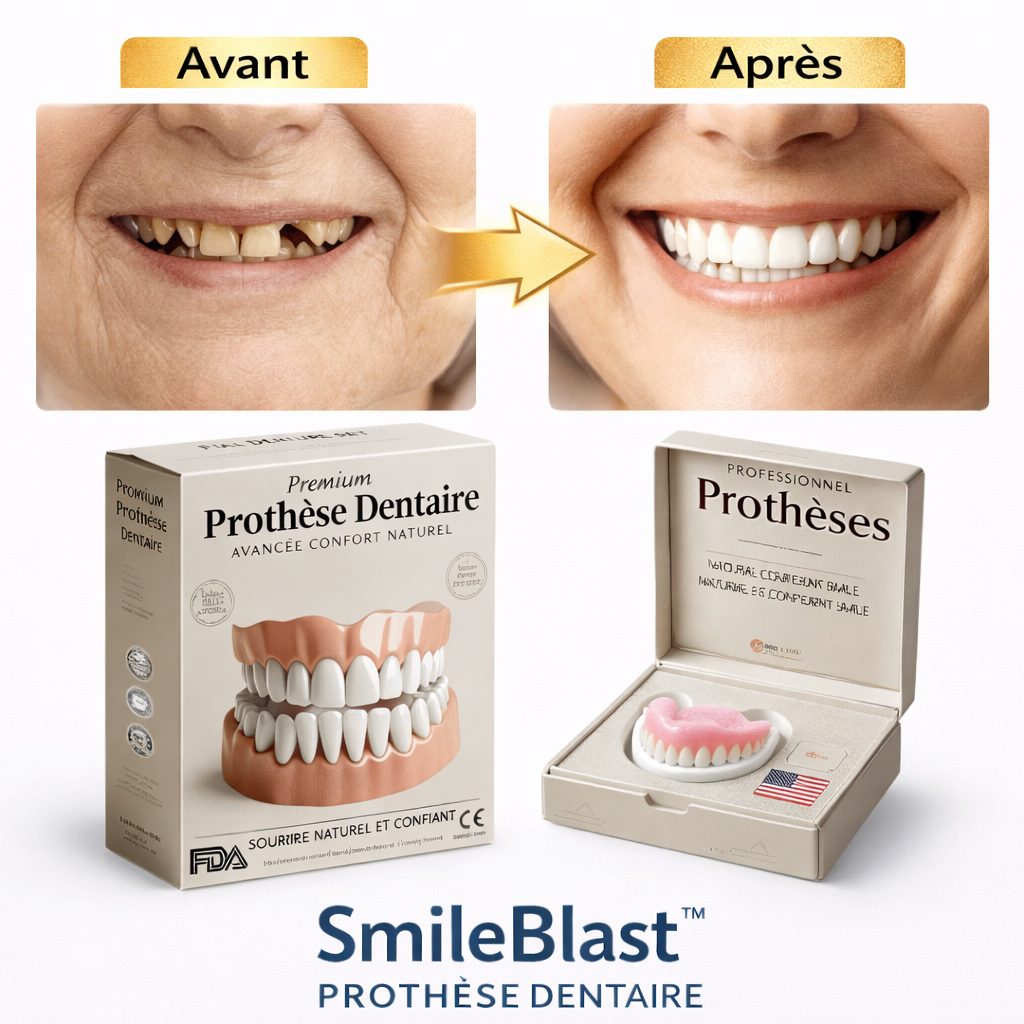 SmileBlast™ Prothèse Dentaire | Obtenez un sourire parfait sans dentiste en seulement 1 minute !