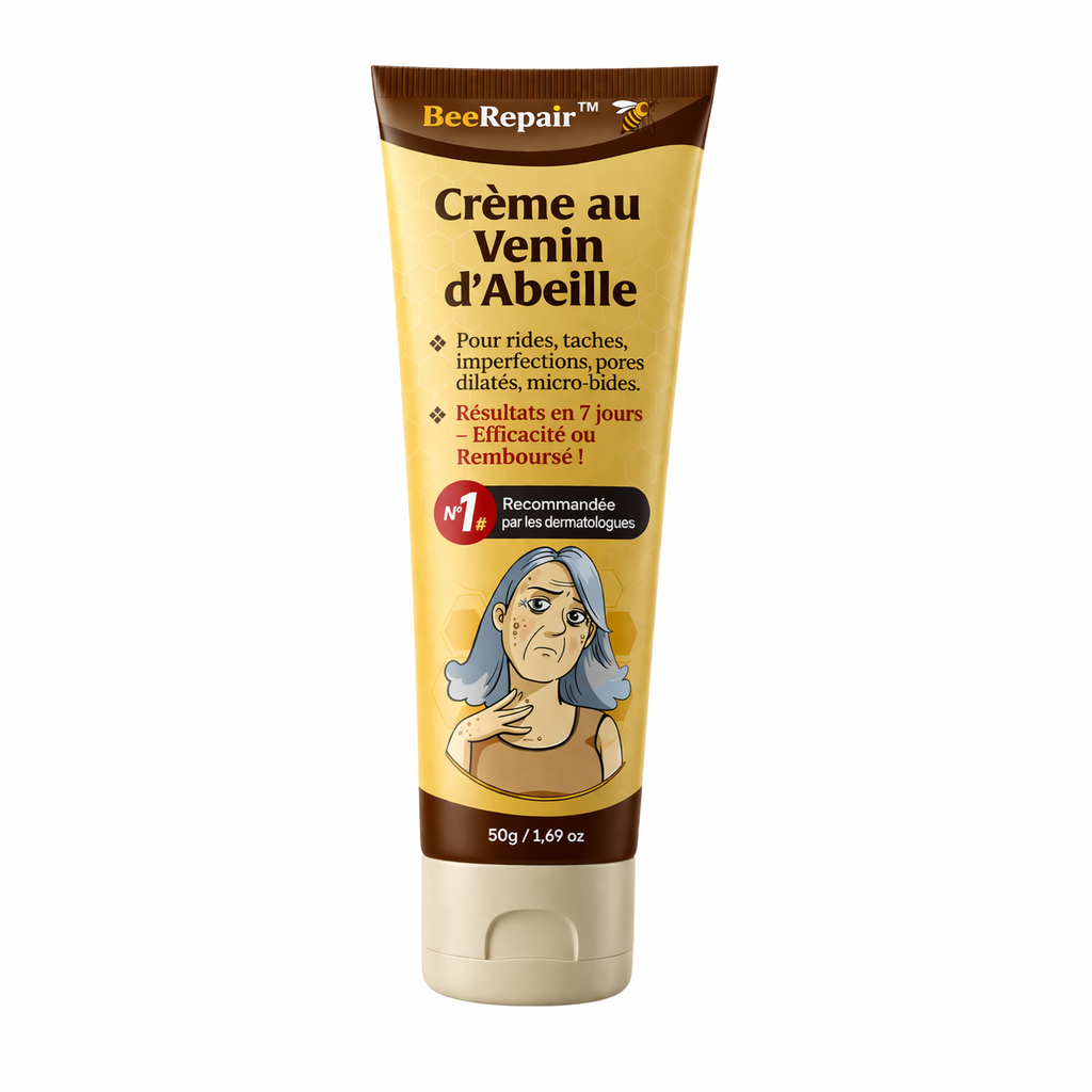 BeeRepair™ Crème au Venin d’Abeille | Répare et régénère votre peau en 24 heures !