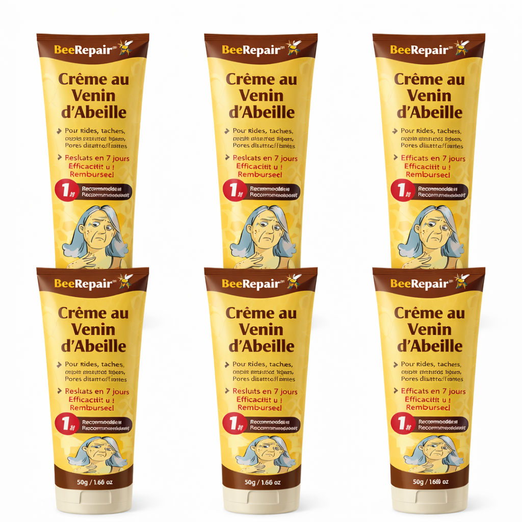 BeeRepair™ Crème au Venin d’Abeille | Répare et régénère votre peau en 24 heures !