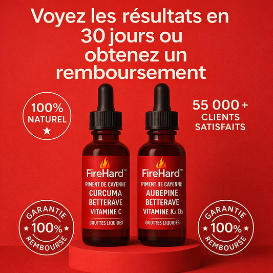 FireHard™ Gouttes au Cayenne | Obtenez une érection dure comme l’acier en seulement 3 minutes !