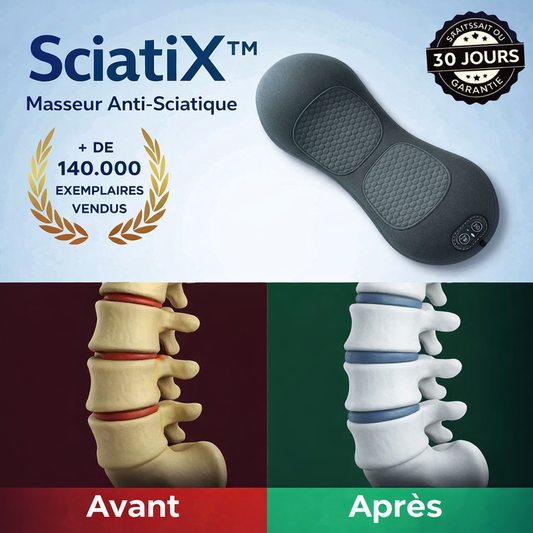 SciatiX™ Masseur Anti-Sciatique | Calmez votre nerf sciatique en 15 minutes par jour !