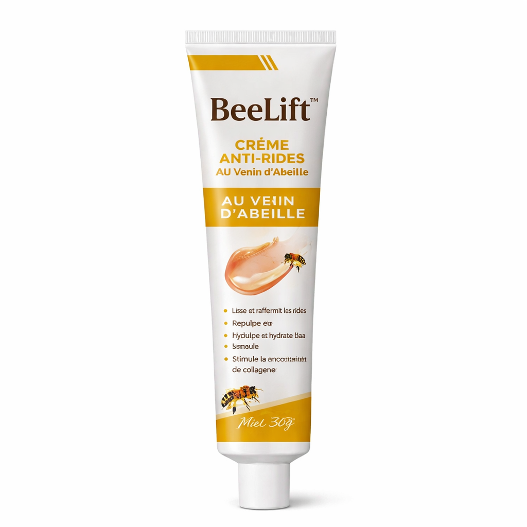 BeeLift™ Crème Anti-Rides au Venin d’Abeille | Efface les rides et raffermit la peau en 5 minutes !