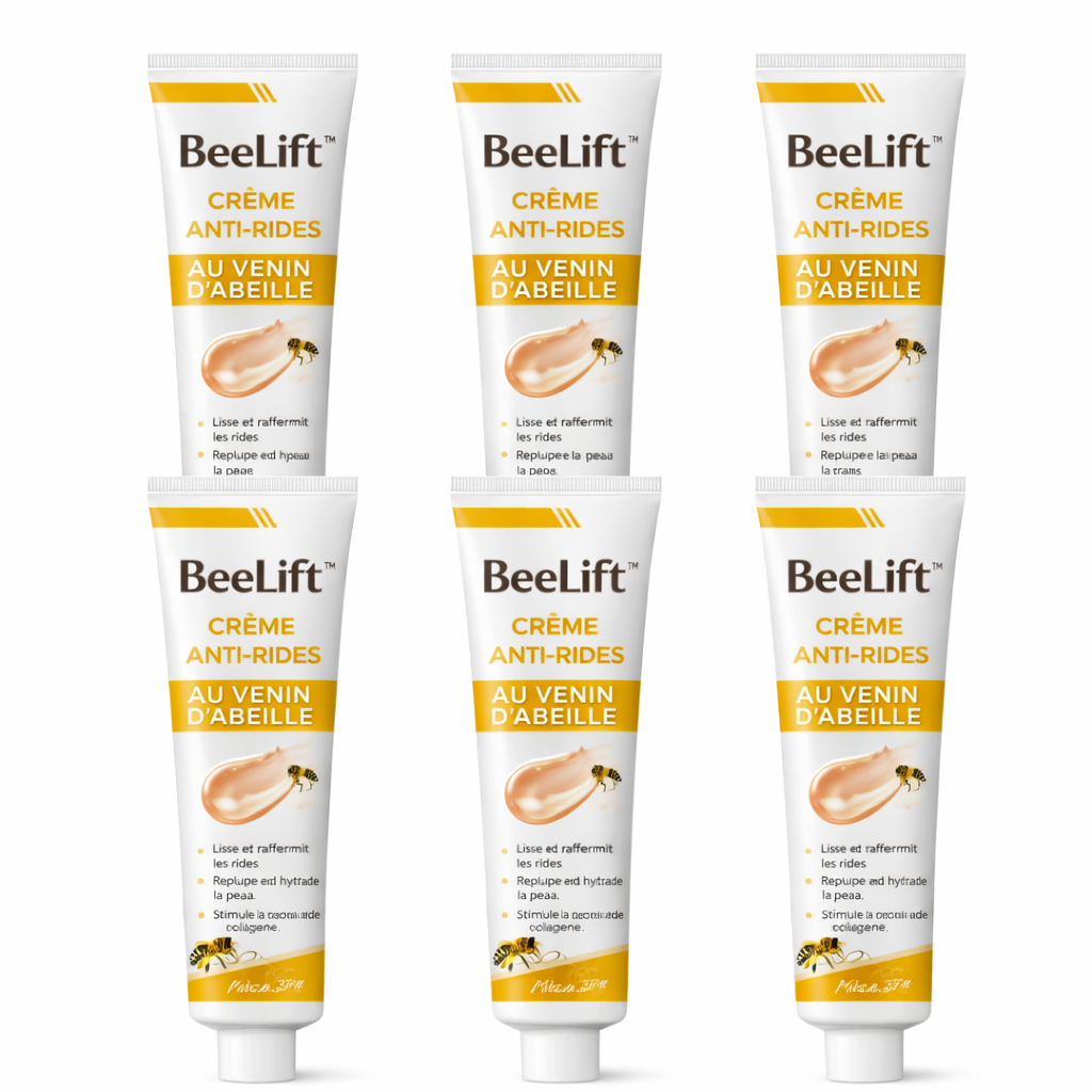 BeeLift™ Crème Anti-Rides au Venin d’Abeille | Efface les rides et raffermit la peau en 5 minutes !
