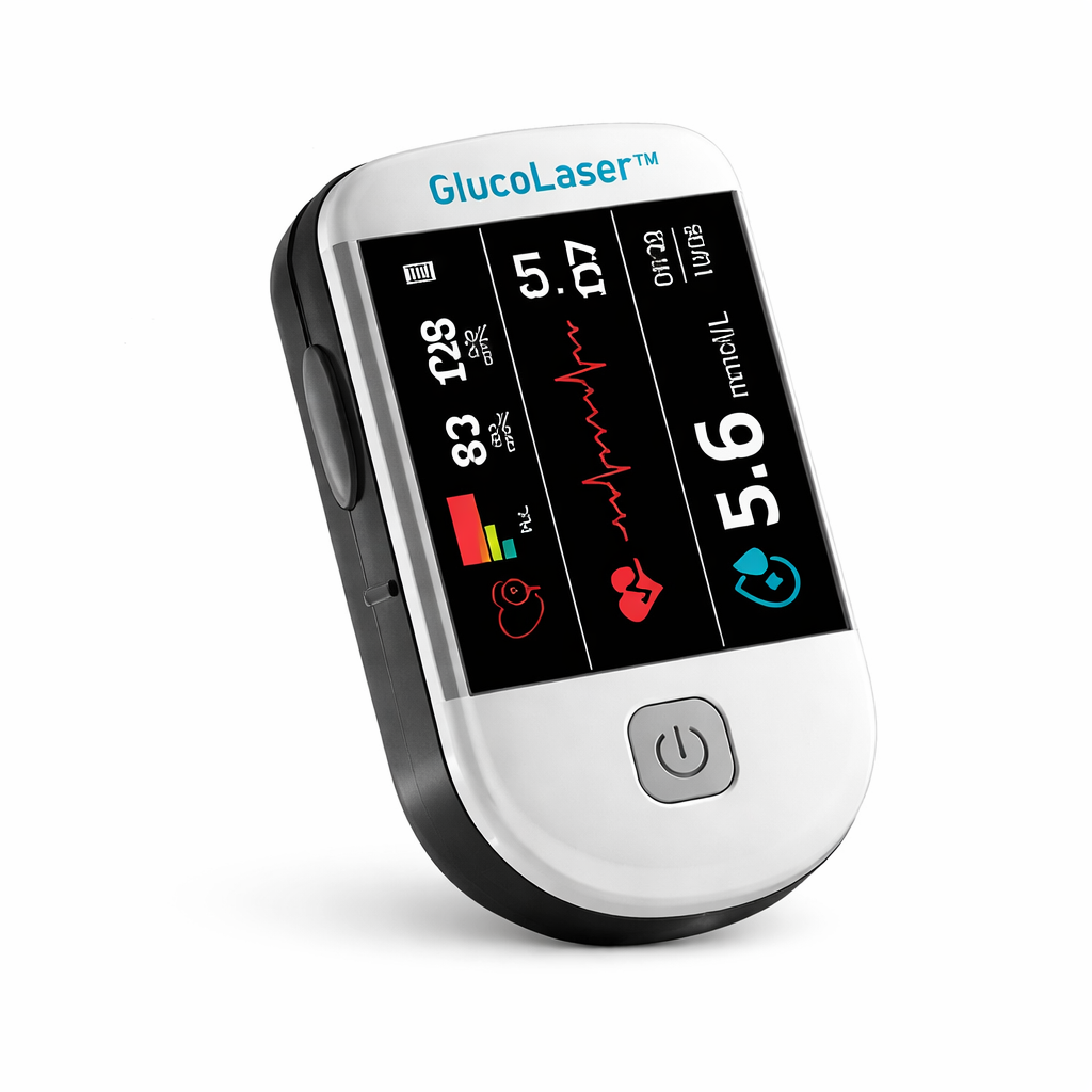 GlucoLaser™ Glucomètre Sans Aiguille | Mesurez votre glycémie sans douleur en quelques secondes !