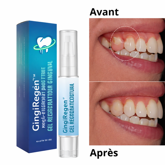 GingiRegen™ Gel Régénérateur Gingival au Biocollagène Actif | Raffermissez vos gencives dès la première application !