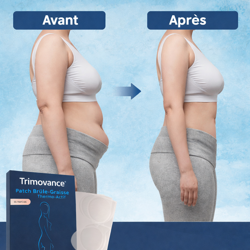 Trimovance™ Patch Brûle-Graisse Thermo-Actif | Éliminez votre graisse abdominale en 14 jours sans régime !