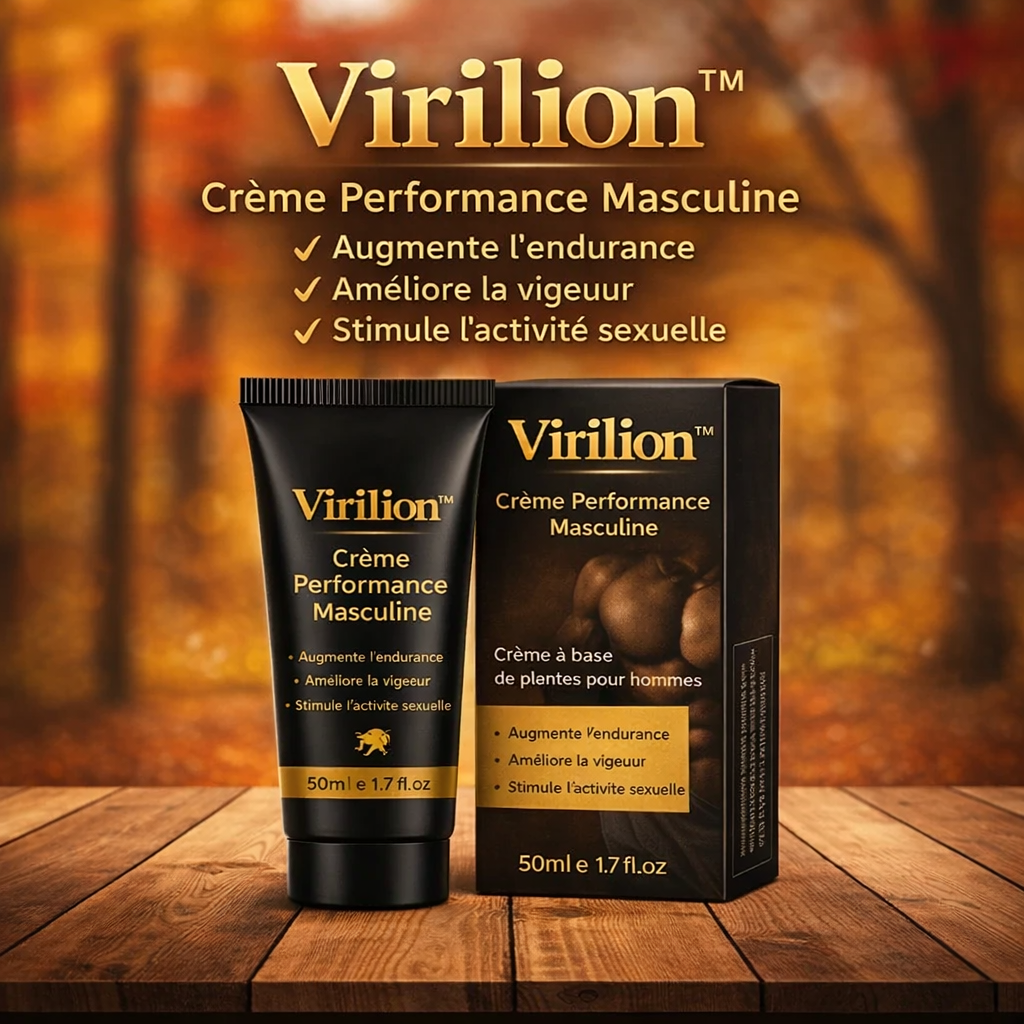 Virilion™ Crème Performance Masculine | Gagnez jusqu’à 4 cm et décuplez votre endurance dès la première application !