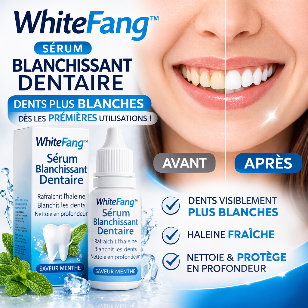WhiteFang sérum régénérant dentaire