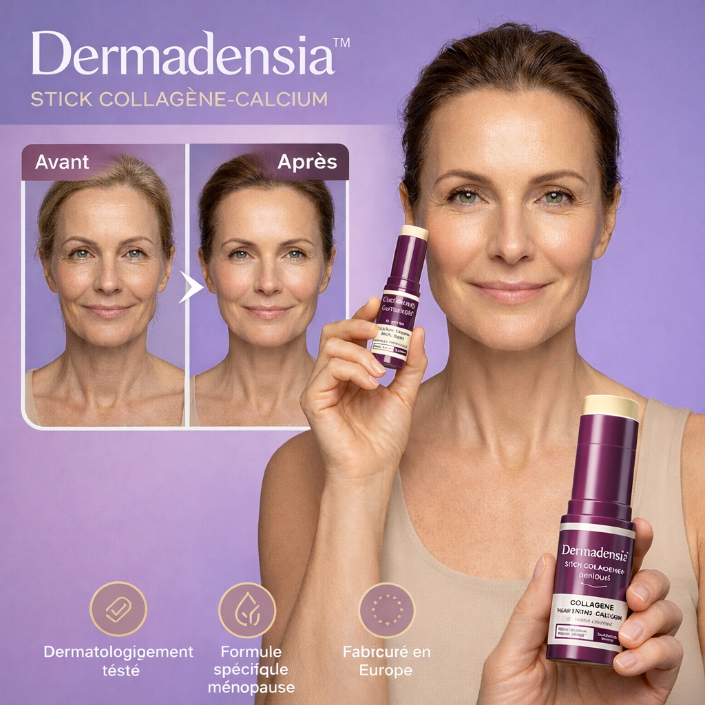 Dermadensia™ Stick Collagène-Calcium | Retrouvez une peau plus ferme et plus dense en quelques jours !
