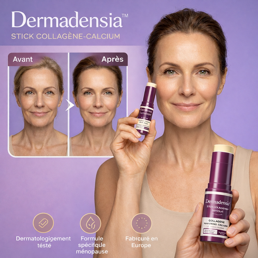 Dermadensia™ Stick Collagène-Calcium | Retrouvez une peau plus ferme et plus dense en quelques jours !