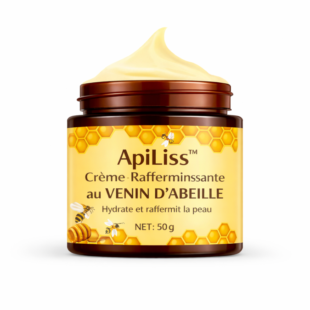 ApiLiss™ Crème Raffermissante au Venin d’Abeille | Lissez vos rides et raffermissez votre peau en 5 minutes !