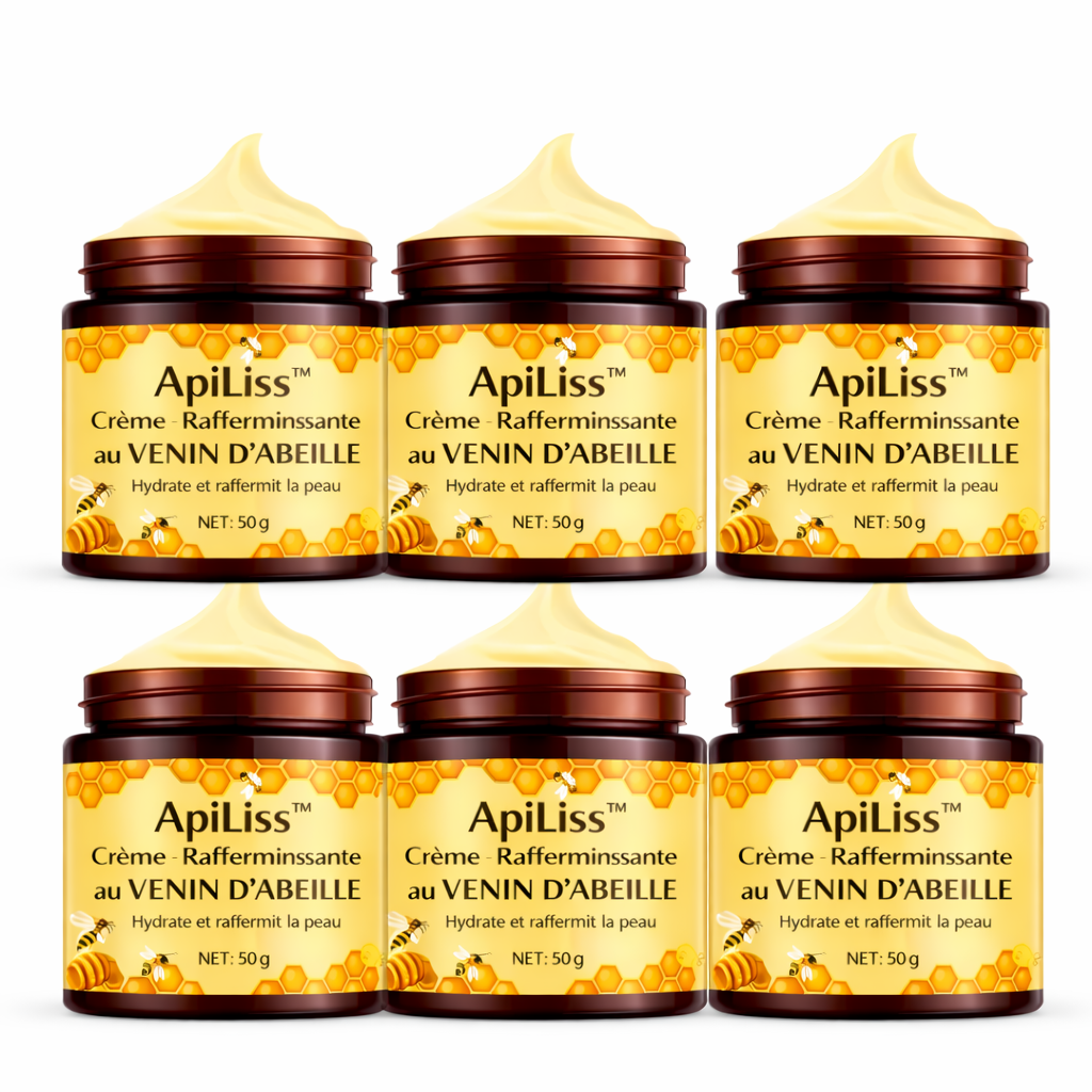 ApiLiss™ Crème Raffermissante au Venin d’Abeille | Lissez vos rides et raffermissez votre peau en 5 minutes !