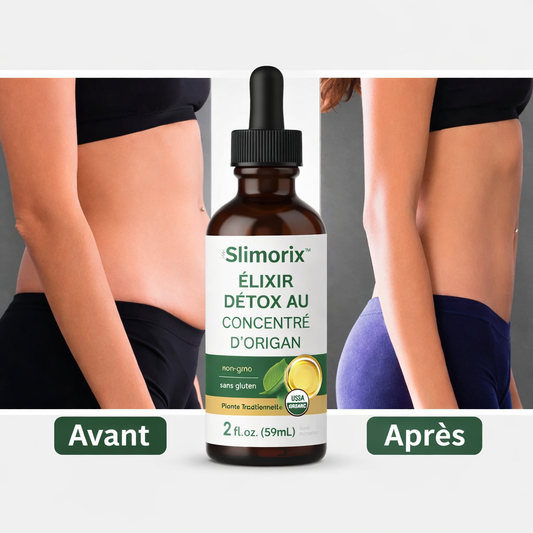 Slimorix™ Élixir Détox au Concentré d’Origan | Éliminez 3 kg de toxines en 48h et retrouvez un ventre plat !