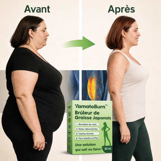 YamatoBurn™ Brûleur de Graisse au Thé Vert Japonais | Perdez jusqu’à 5 kg de ventre en 7 jours sans sport ni régime !
