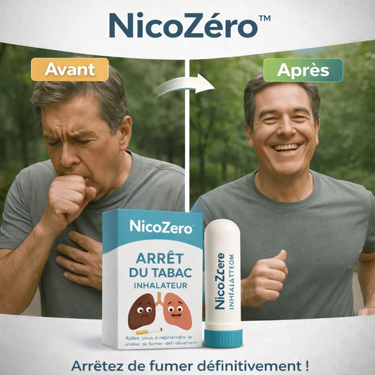 NicoZéro™ Inhalateur Anti-Nicotine | Éliminez 97 % des envies de cigarette et reprenez le contrôle en seulement 3 jours !