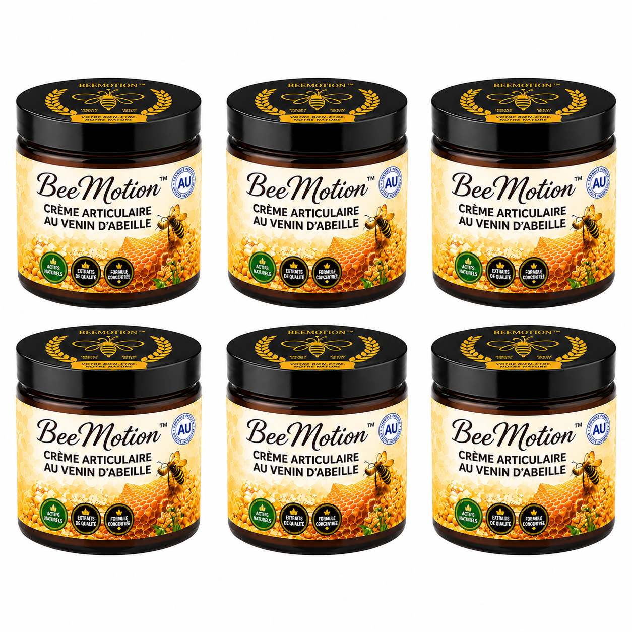BeeMotion™ Crème Articulaire au Venin d’Abeille | Soulage les douleurs et libère vos articulations en 10 minutes !