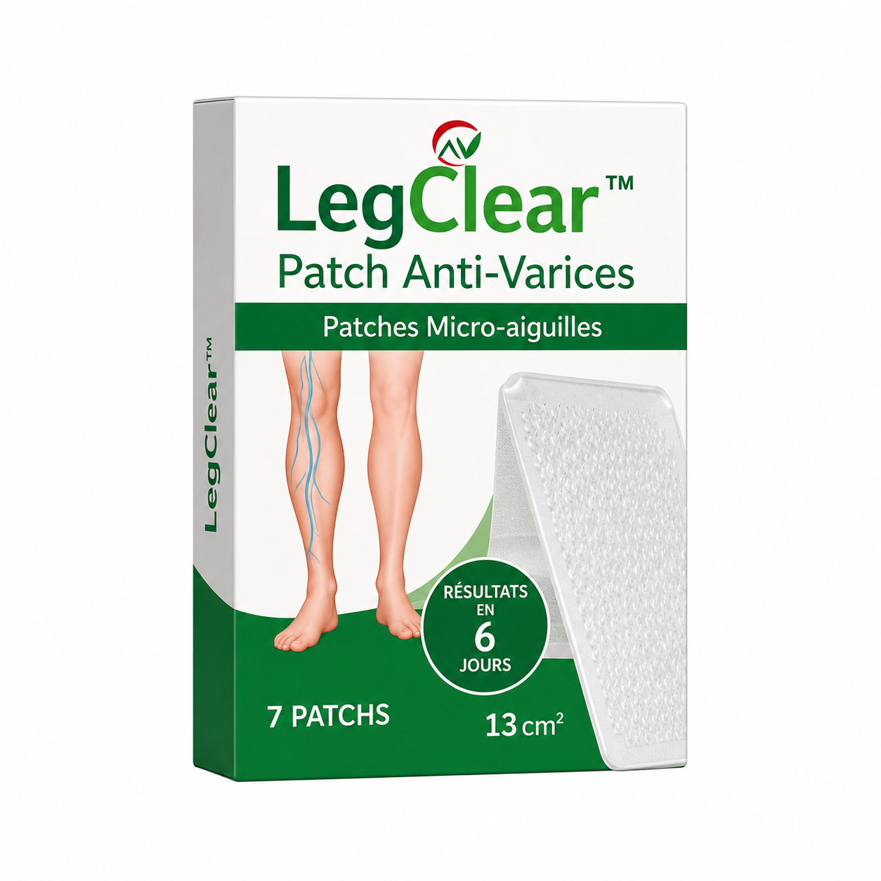 LegClear™ Patch Anti-Varices | Éliminez les varices visibles et retrouvez des jambes lisses en 7 jours chrono !