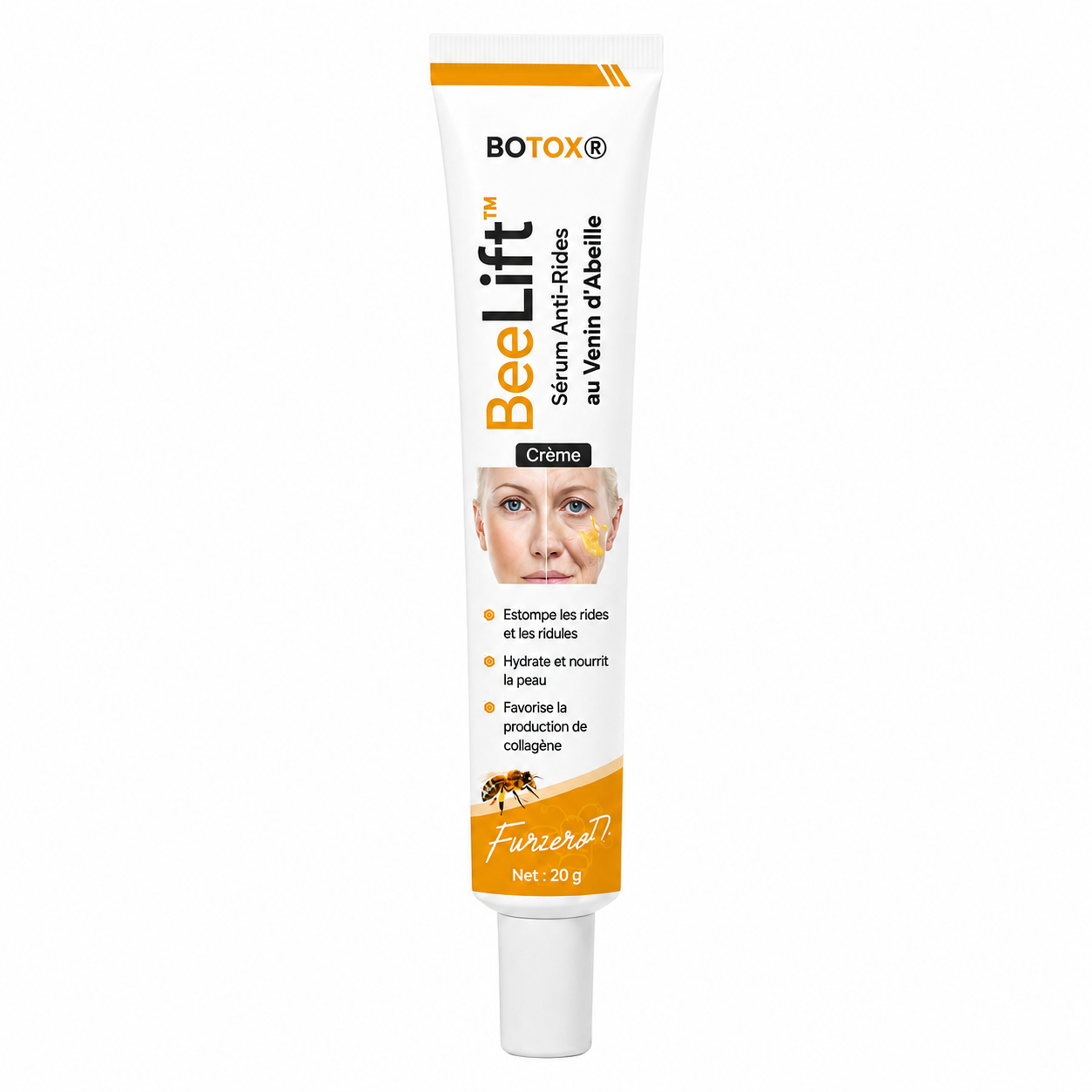 BeeLift™ Sérum Anti-Rides au Venin d’Abeille | Lissez rides, poches et cernes en 2 minutes, sans injection !
