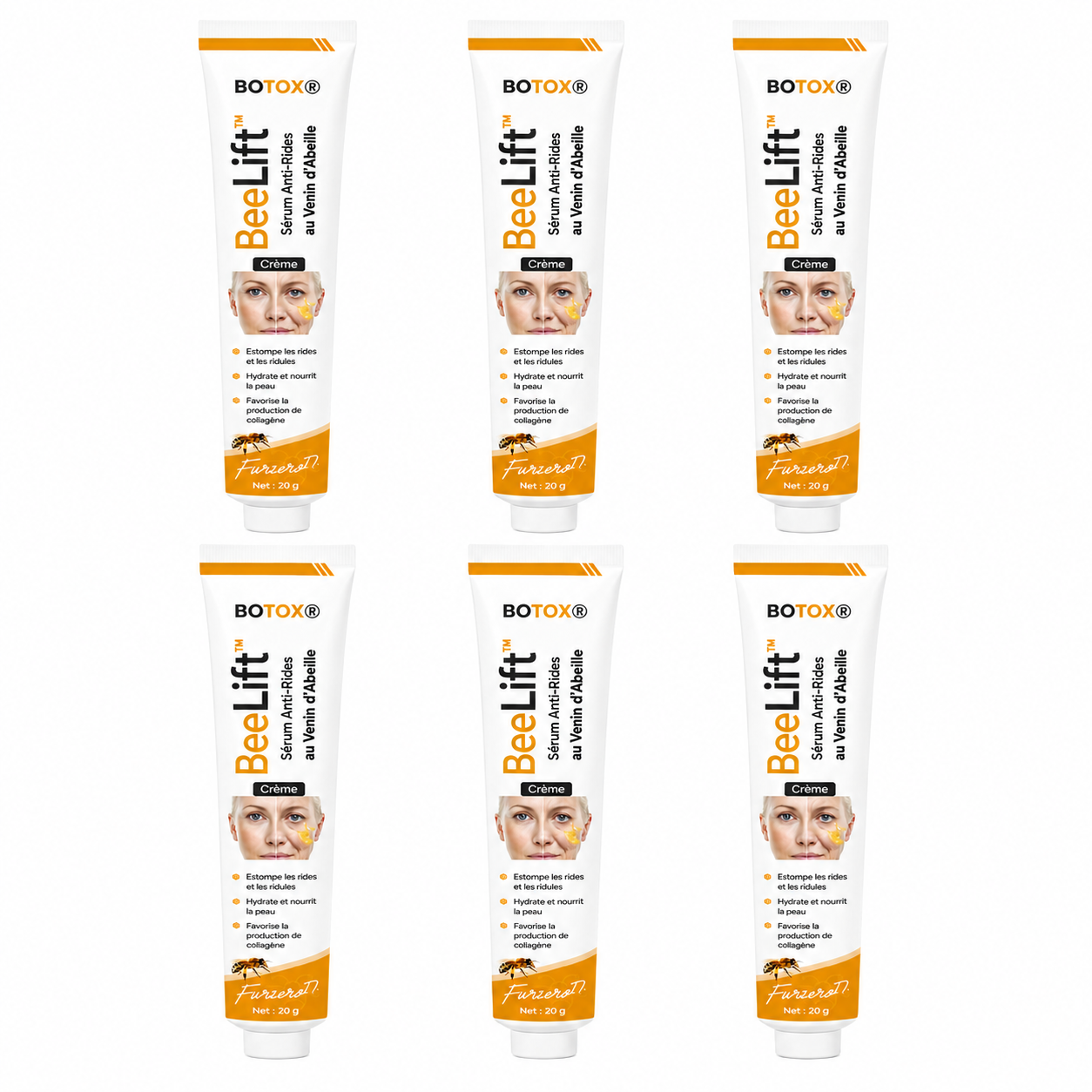 BeeLift™ Sérum Anti-Rides au Venin d’Abeille | Lissez rides, poches et cernes en 2 minutes, sans injection !