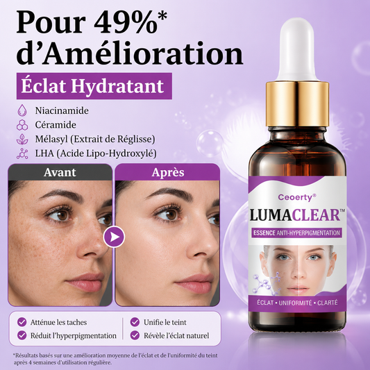 LumaClear™ Sérum Anti-Taches | Effacez vos taches brunes et retrouvez un teint parfait dès 7 jours !
