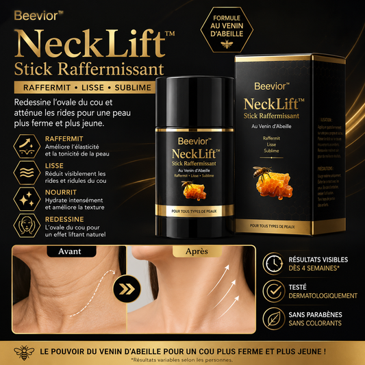 NeckLift™ Stick Raffermissant | Supprimez rides et peau relâchée en 15 minutes par jour !
