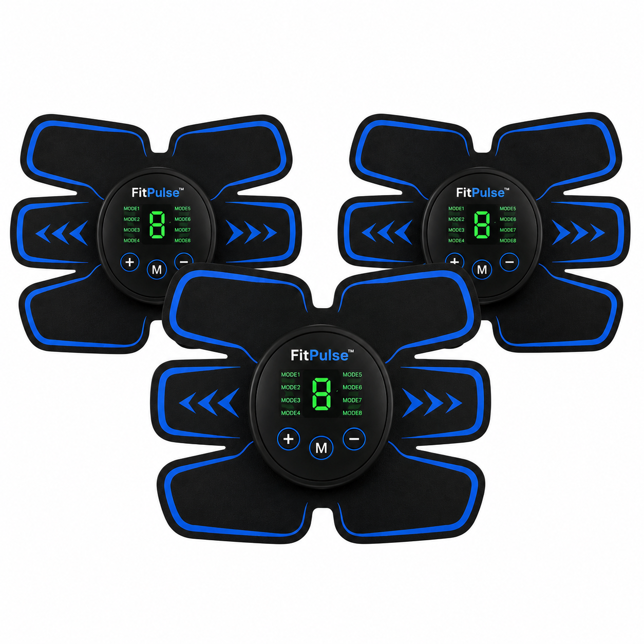 FitPulse™ Set Électrostimulateur Abdos & Bras | Brûle la graisse et sculpte votre corps jusqu’à 94 % plus vite en seulement 10 jours!