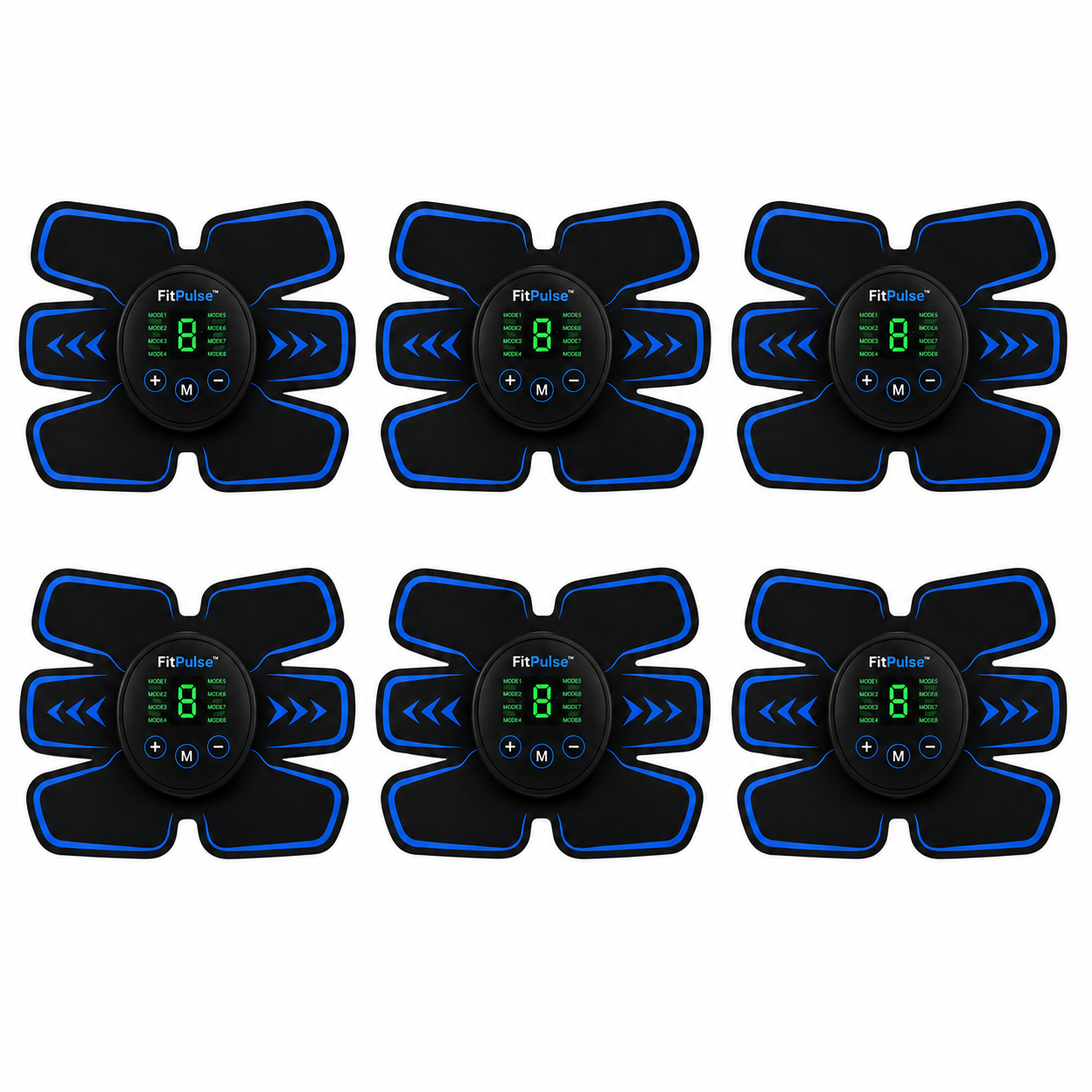 FitPulse™ Set Électrostimulateur Abdos & Bras | Brûle la graisse et sculpte votre corps jusqu’à 94 % plus vite en seulement 10 jours!