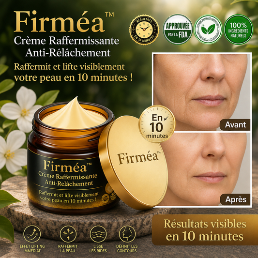 Firméa™ Crème Raffermissante Anti-Relâchement | Lifte et raffermit votre peau en 10 minutes !
