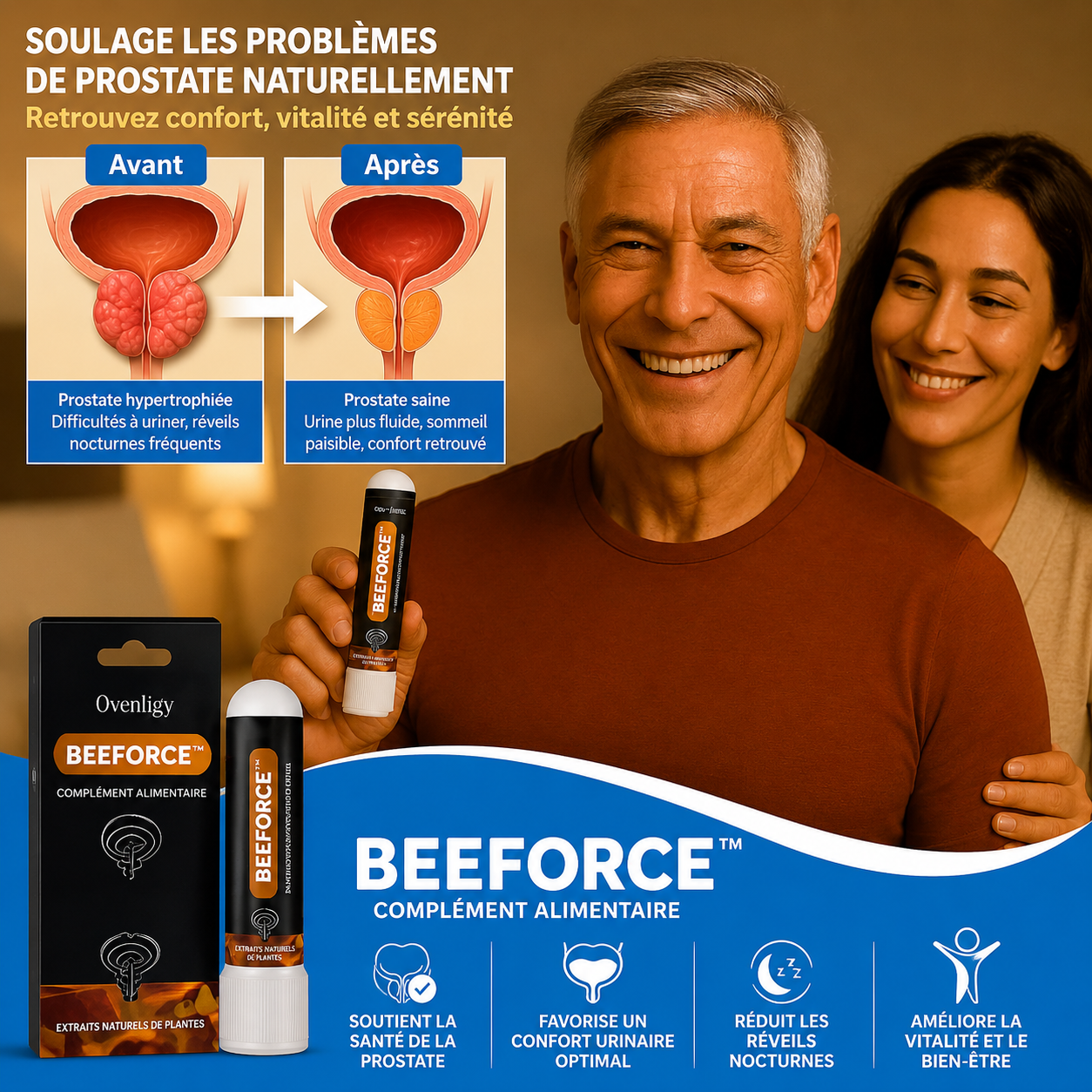 BeeForce™ Inhalateur au Venin d’Abeille | Obtenez une érection dure comme l’acier en quelques minutes !