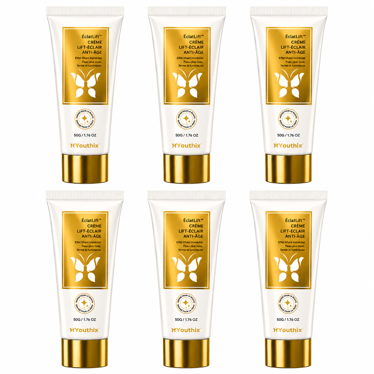 ÉclatLift™ Crème Lift-Éclair Anti-Âge | Réduit 96,7 % des rides et redonne une peau d’allure jeune en seulement 30 secondes!