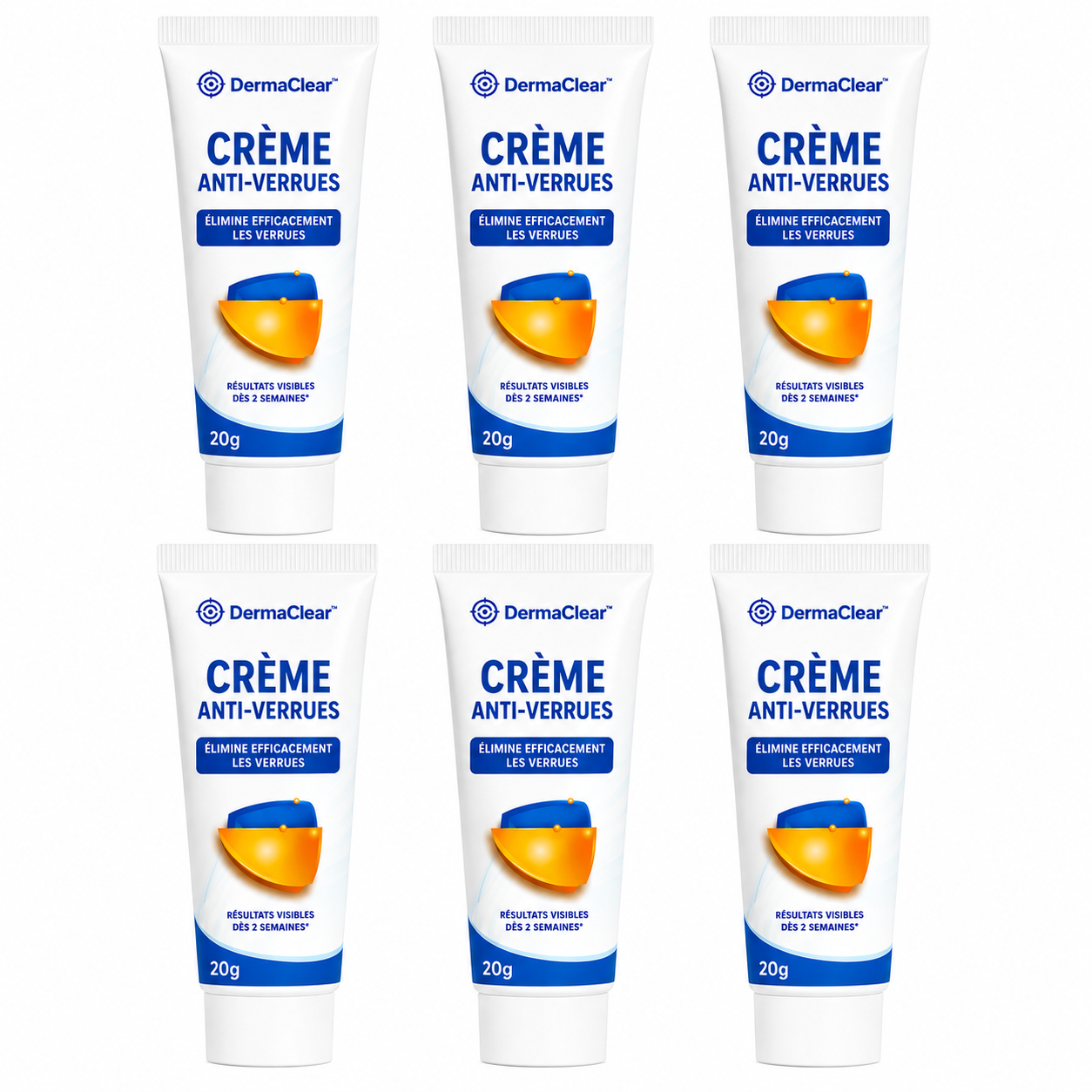 DermaClear™ Crème anti-verrues | Une peau lisse et sans verrues, pour toujours !