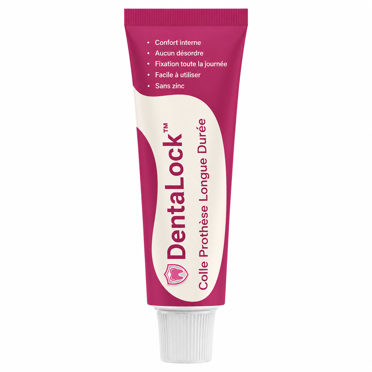DentaLock™ Colle Prothèse Longue Durée | Fixation puissante jusqu’à 96 heures, sans zinc !