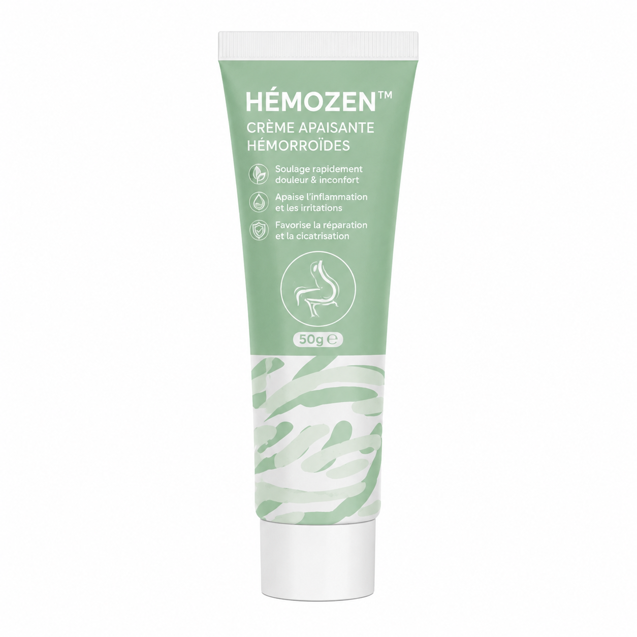 HémoZen™ Crème Apaisante Hémorroïdes | Soulagez brûlures, démangeaisons et gonflements dès la première application !