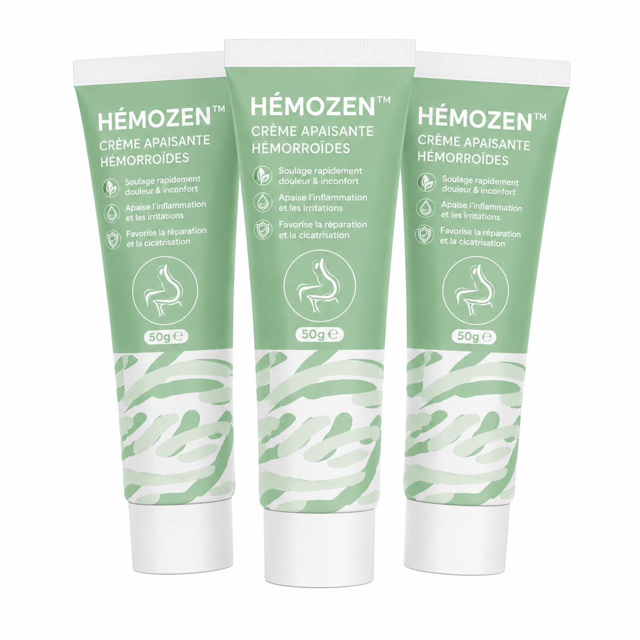 HémoZen™ Crème Apaisante Hémorroïdes | Soulagez brûlures, démangeaisons et gonflements dès la première application !