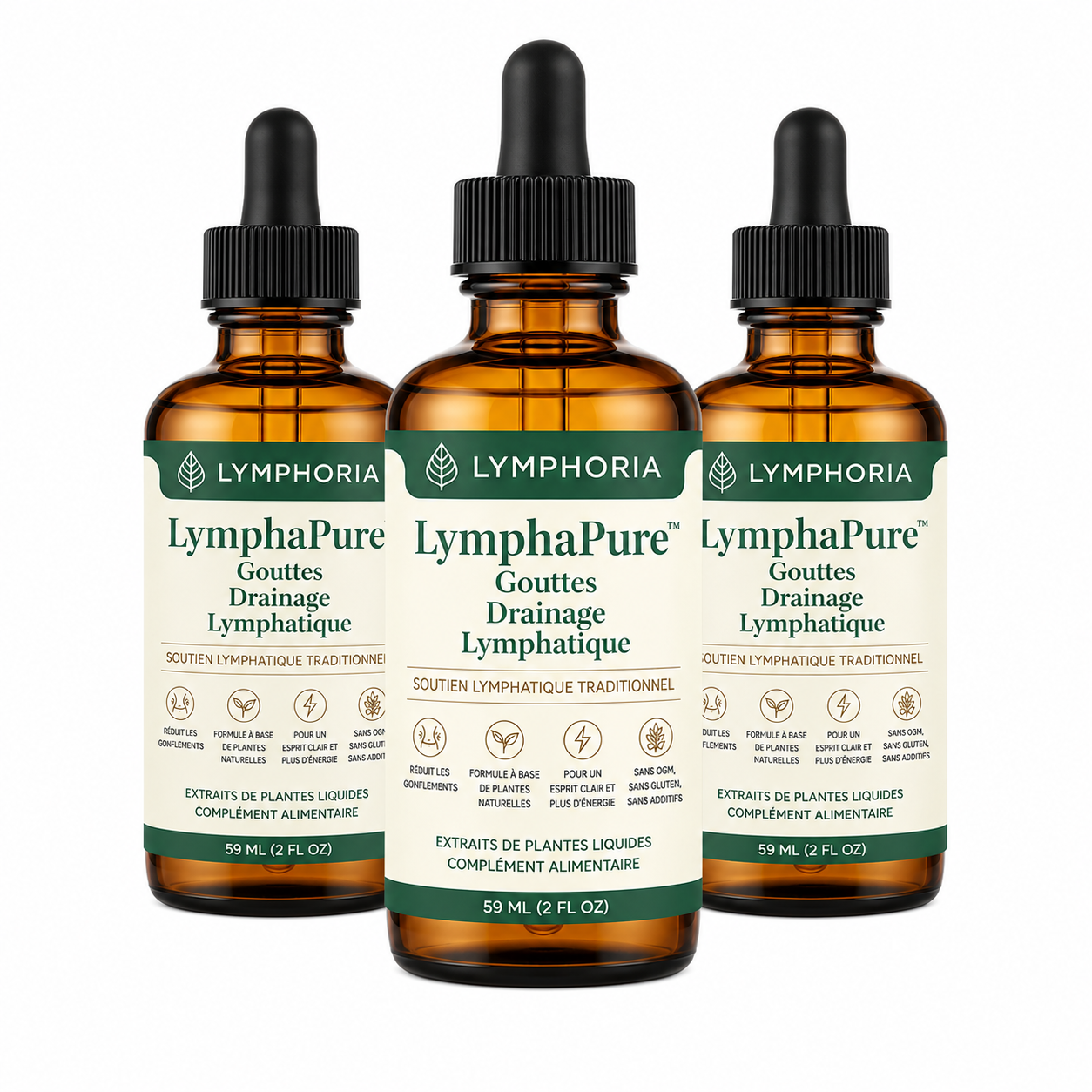 LymphaPure™ Gouttes Drainage Lymphatique | Détoxifiez votre corps et dégonflez en quelques jours !