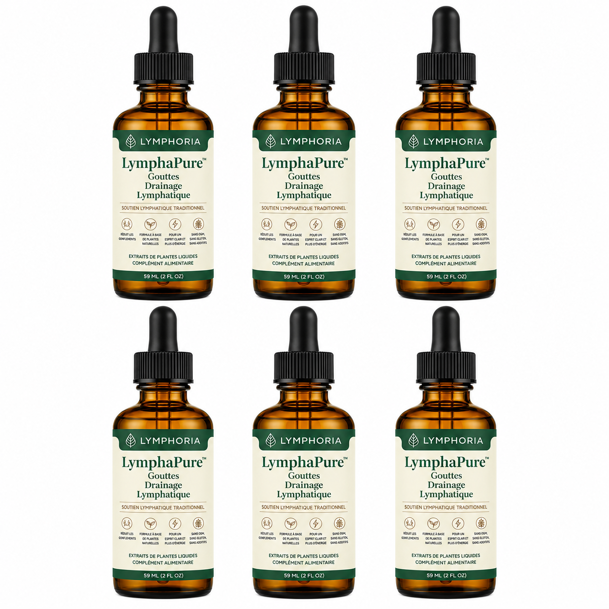 LymphaPure™ Gouttes Drainage Lymphatique | Détoxifiez votre corps et dégonflez en quelques jours !