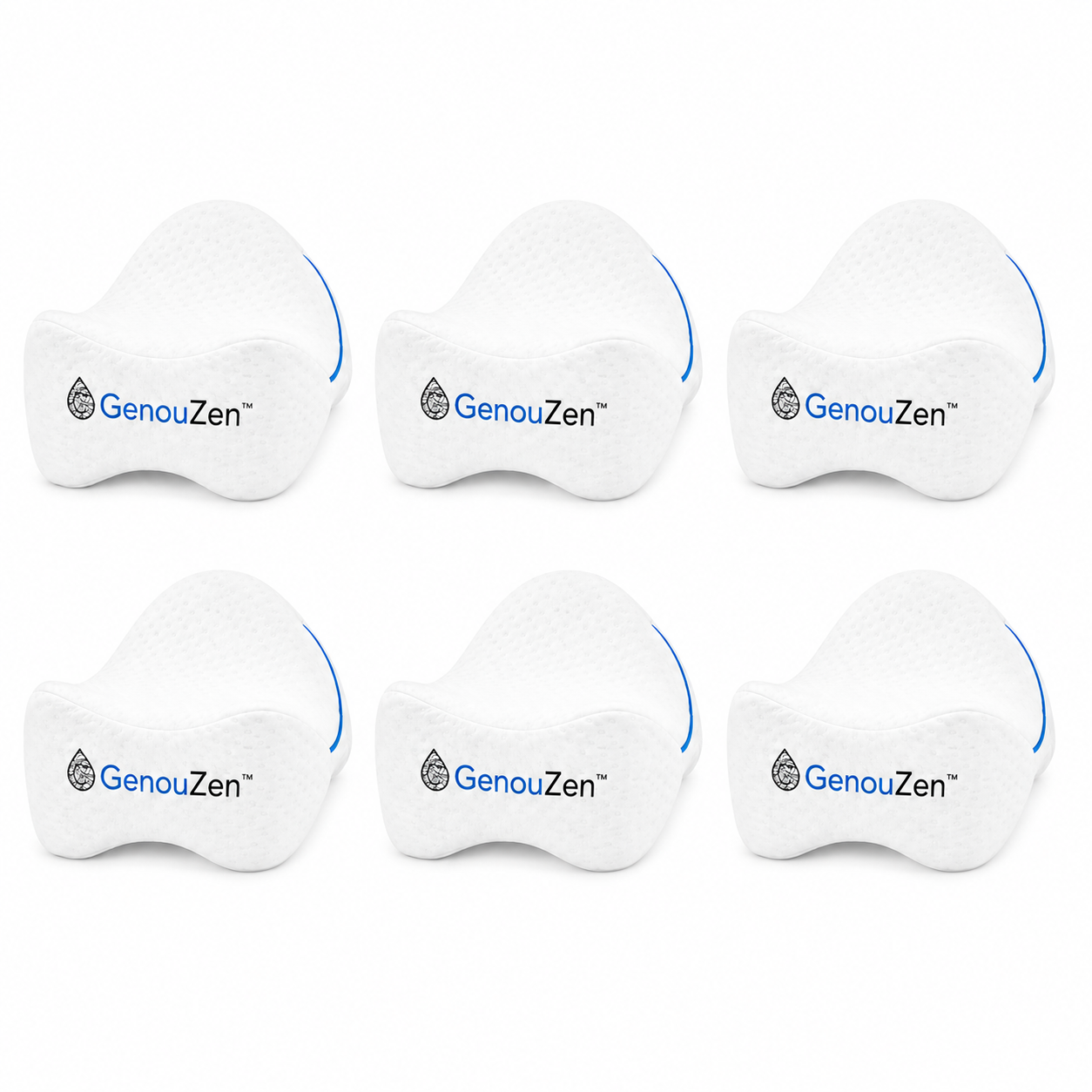 GenouZen™ Coussin Orthopédique Mémoire de Forme | Soulagez genoux, hanches, dos et sciatique dès les premières nuits !