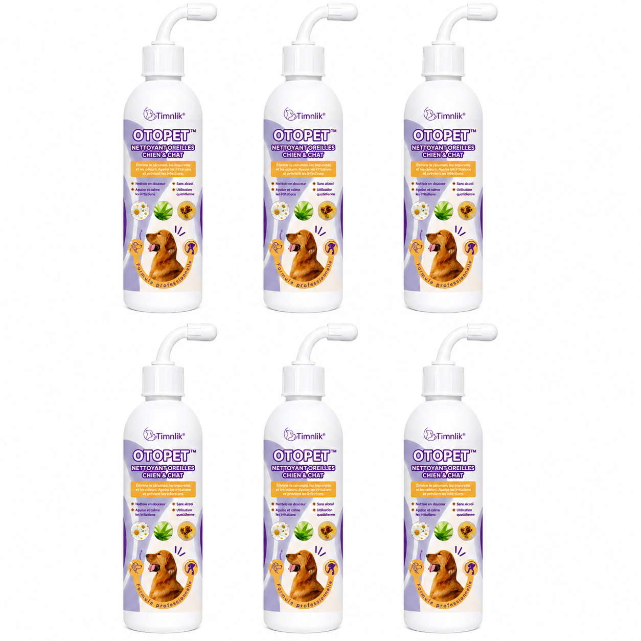 OtoPet™ Nettoyant Oreilles Chien & Chat | Éliminez cérumen, mauvaises odeurs et grattage en quelques gouttes !