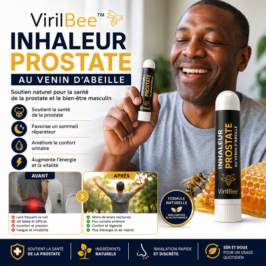 VirilBee™ Inhaleur Prostate au Venin d'Abeille | Retrouvez une érection en 3 minutes!