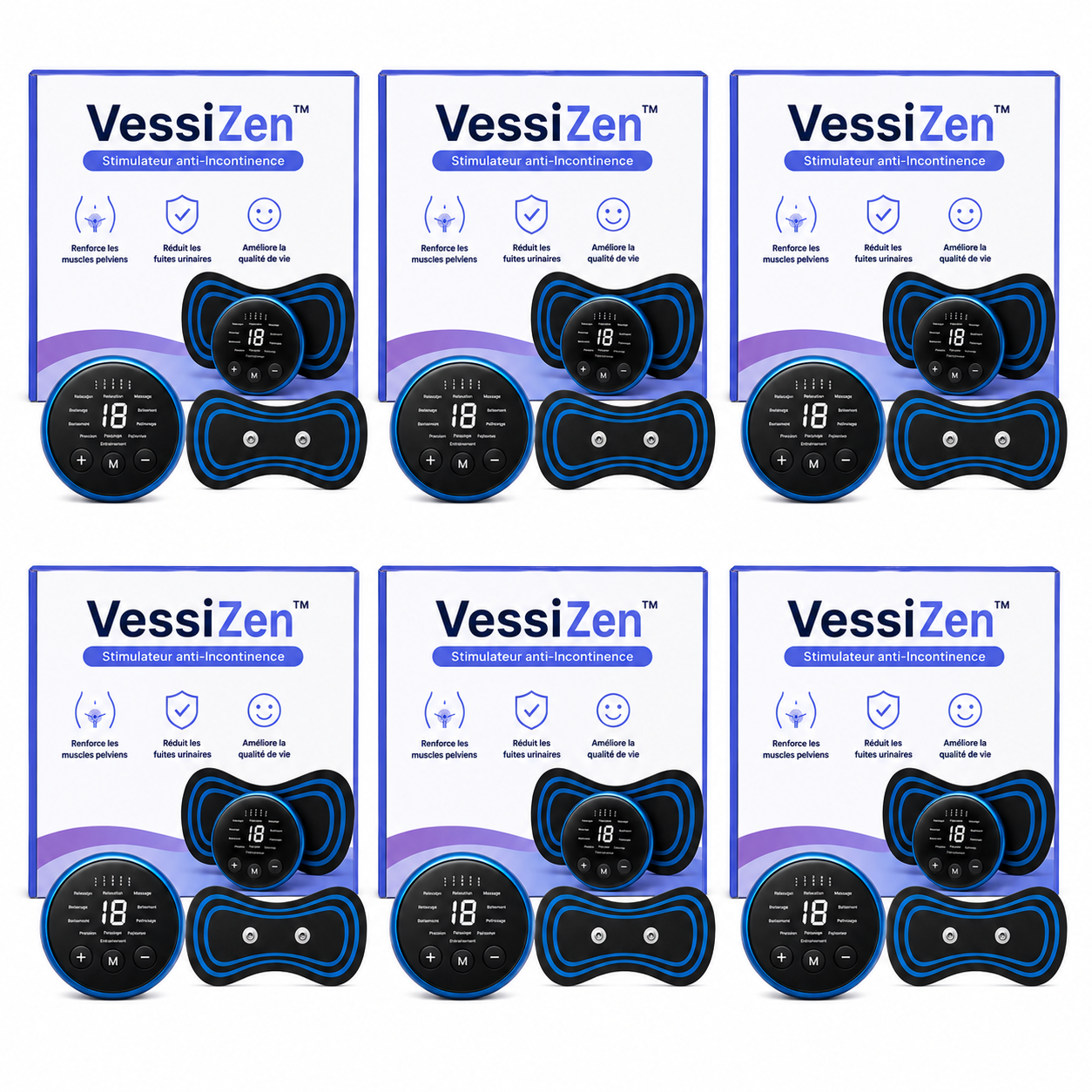 VessiZen™ Stimulateur anti-Incontinence | Reprenez le contrôle total de votre vessie en seulement 7 jours, sans honte, sans efforts !