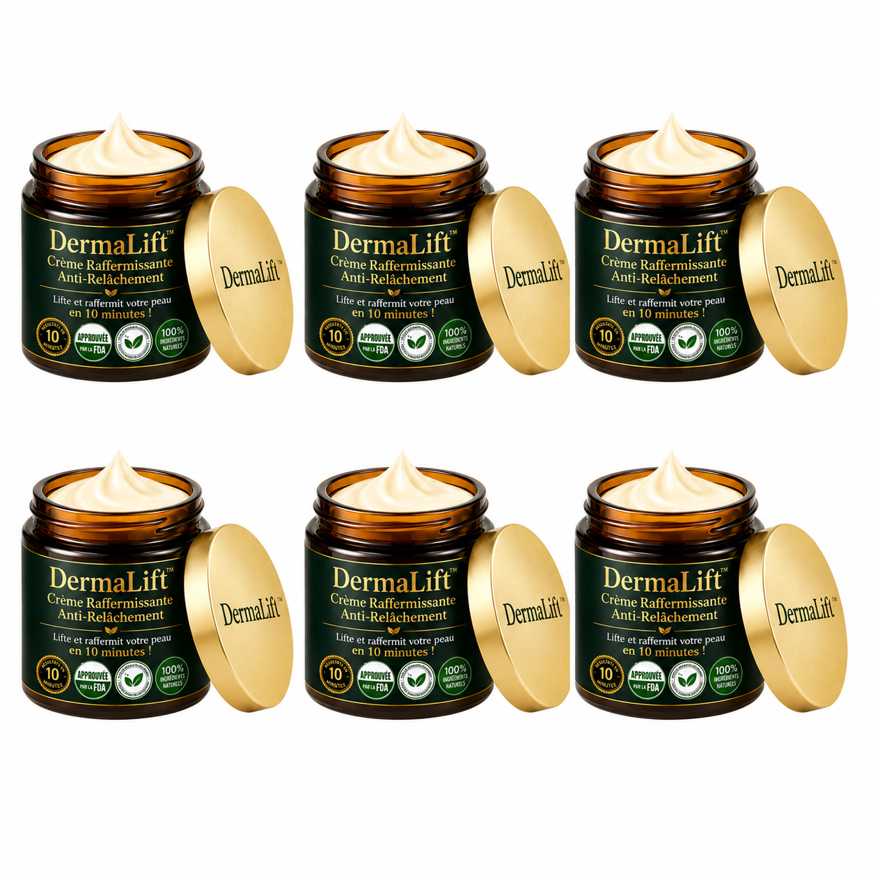 DermaLift™ Crème Raffermissante Anti-Relâchement | Lifte et raffermit votre peau en 10 minutes !