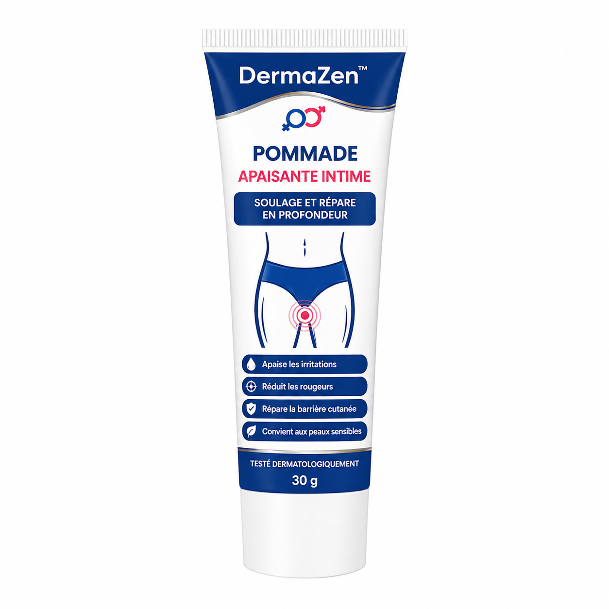 DermaZen™ Pommade Apaisante Intime | Éradique 97% des champignons et stoppe les démangeaisons en 48 heures !