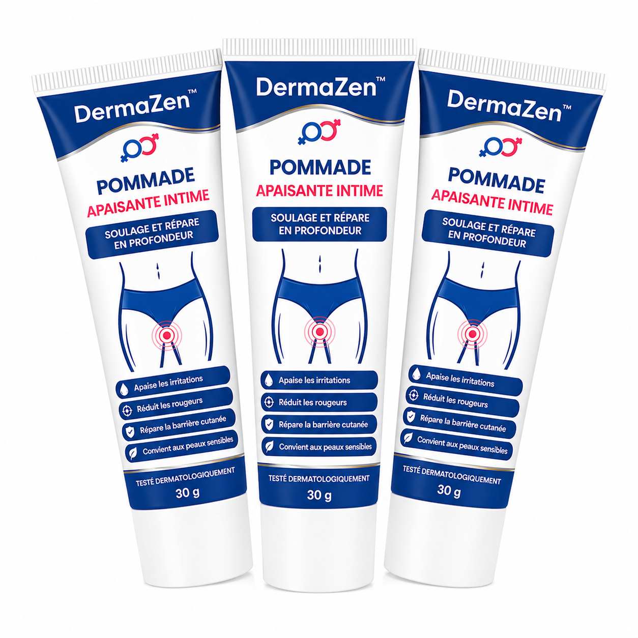 DermaZen™ Pommade Apaisante Intime | Éradique 97% des champignons et stoppe les démangeaisons en 48 heures !