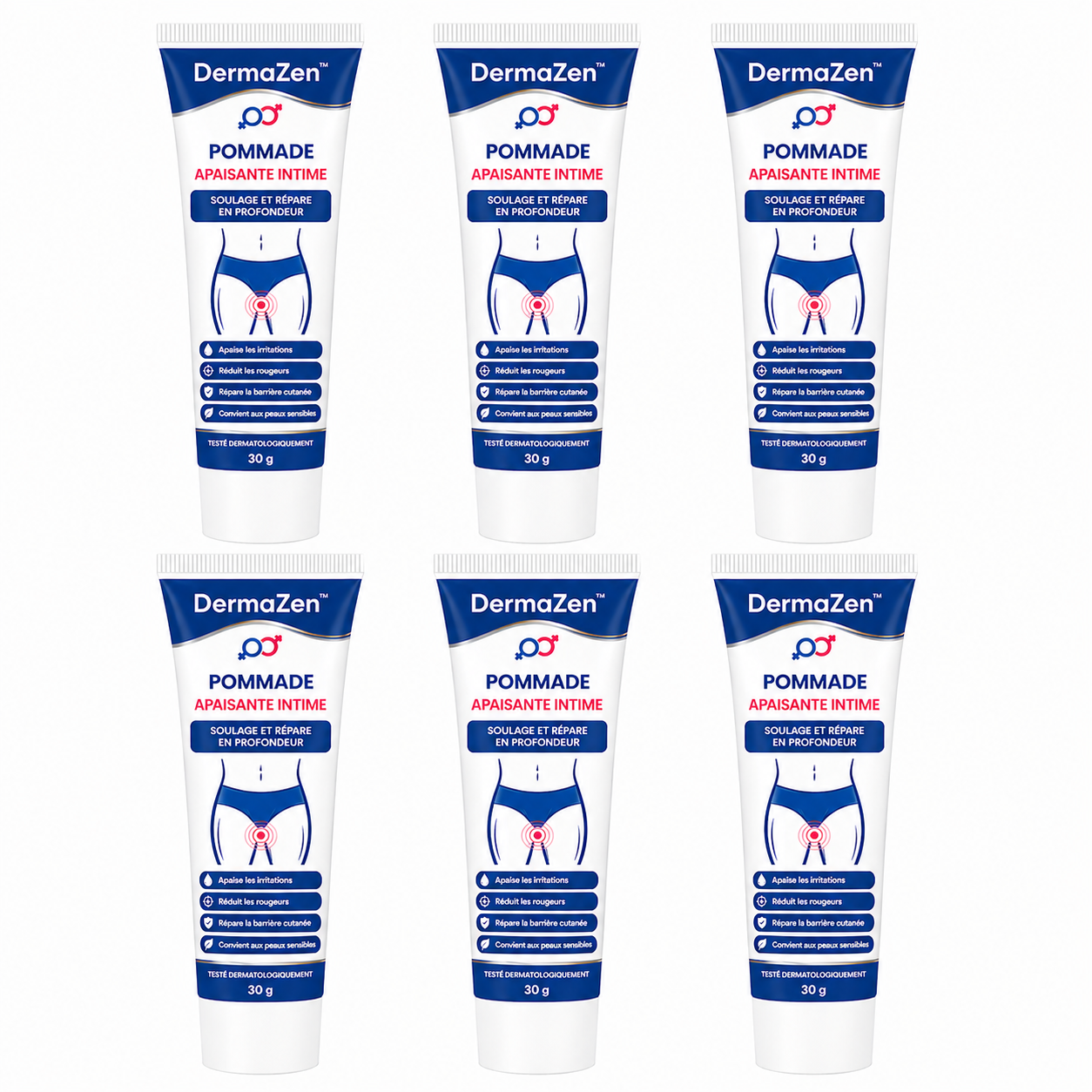 DermaZen™ Pommade Apaisante Intime | Éradique 97% des champignons et stoppe les démangeaisons en 48 heures !