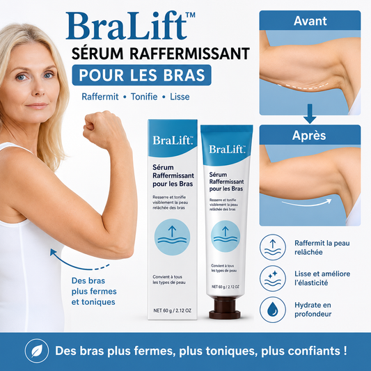 BraLift™ Sérum Raffermissant pour les Bras | Réduit la flaccidité de 97% en 5 jours!