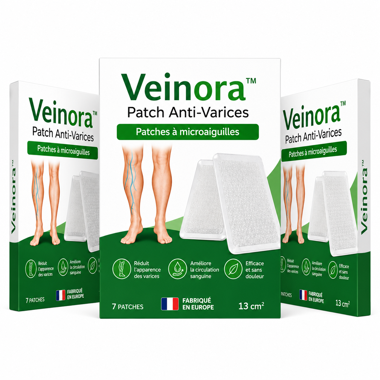 Veinora™ Patch Anti-Varices | Éliminez les varices visibles et retrouvez des jambes lisses en 7 jours chrono !