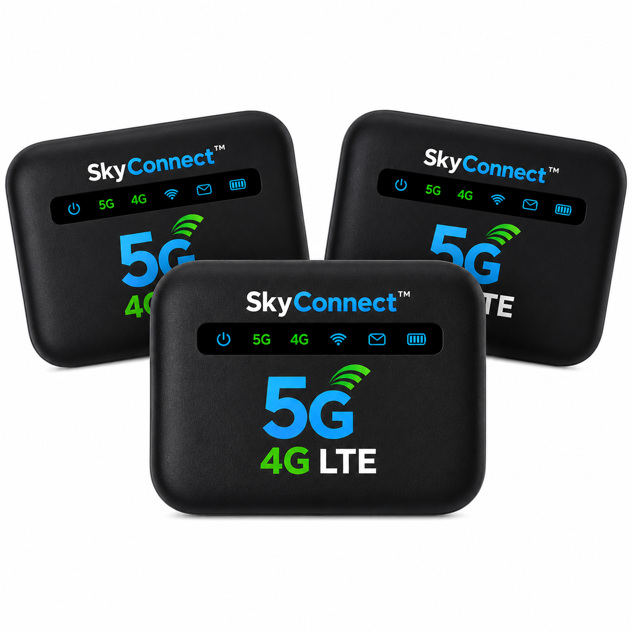 SkyConnect™ Routeur WiFi Mondial | Internet 4G/5G dans 196 pays en 5 secondes chrono, sans surcoût !