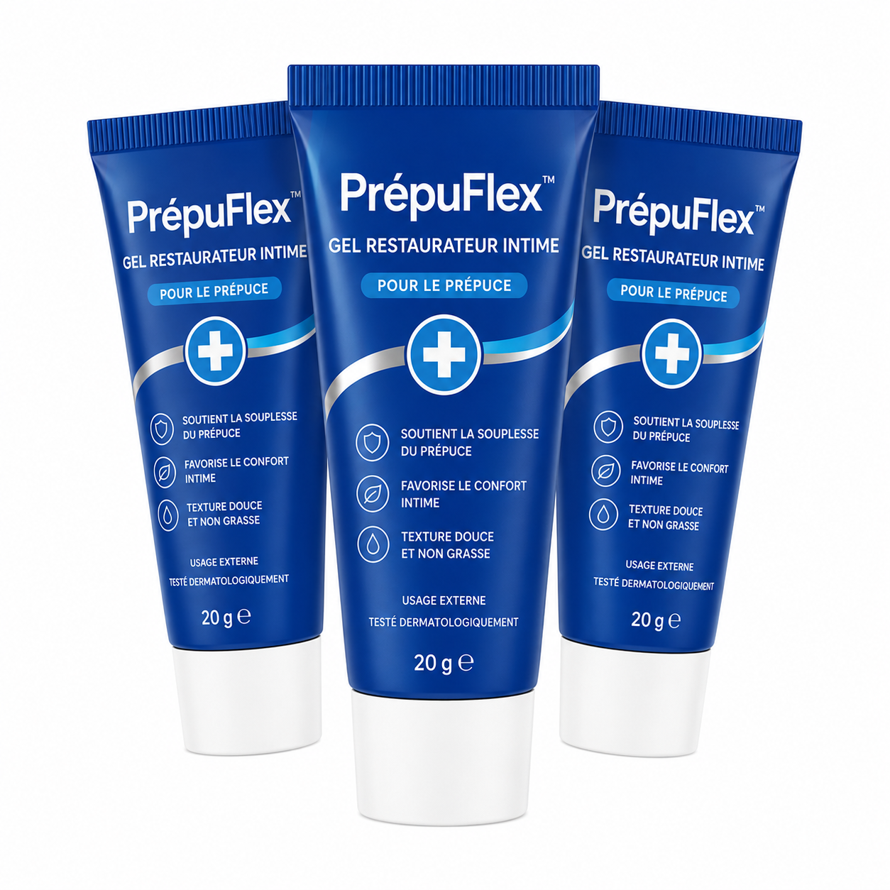 PrépuFlex™ Gel Restaurateur Intime | Restaure l’élasticité du prépuce en 7 jours, naturellement et sans douleur!