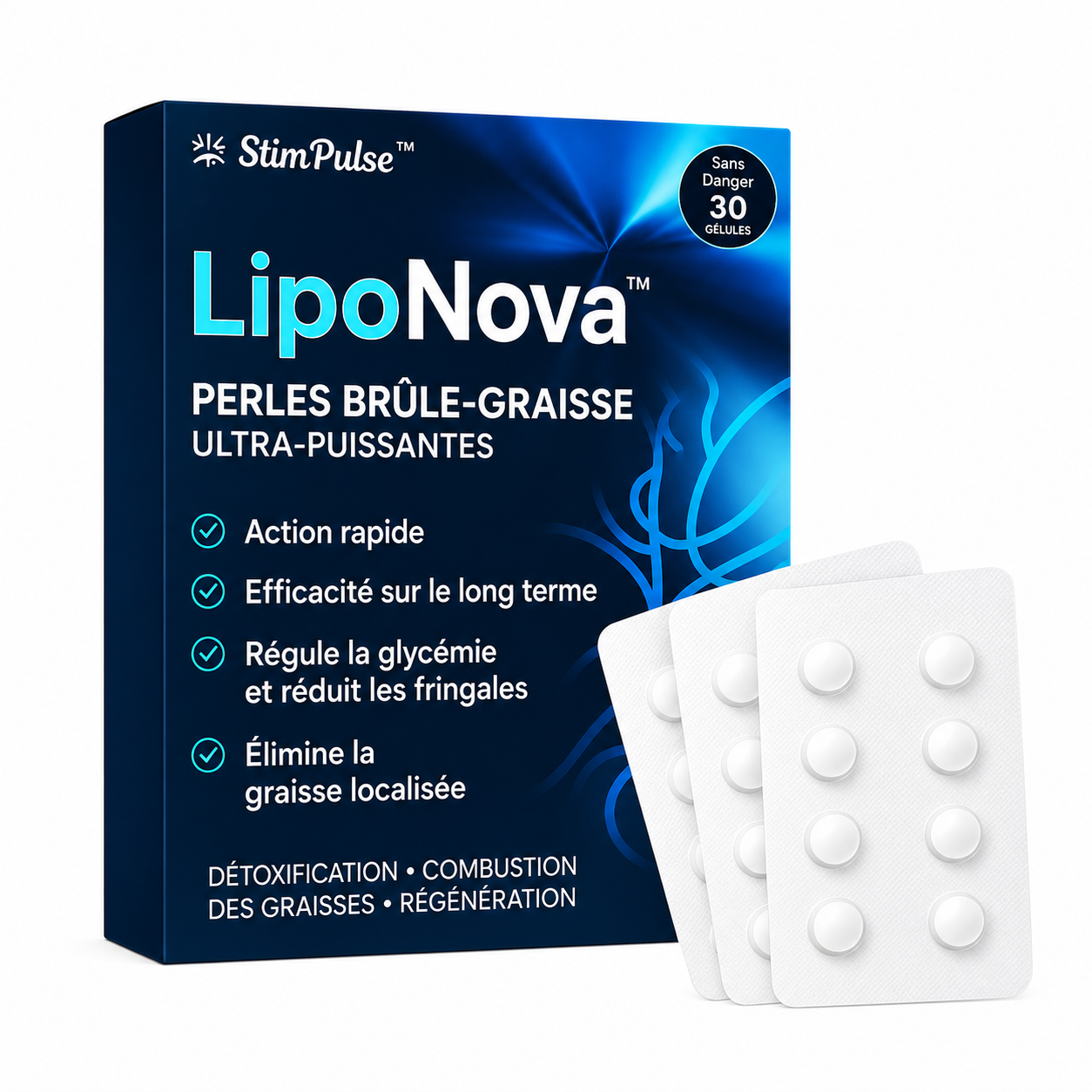 LipoNova™ Perles Brûle-Graisse Ultra-Puissantes | Éliminent 6 kg de graisse en 5 jours seulement!
