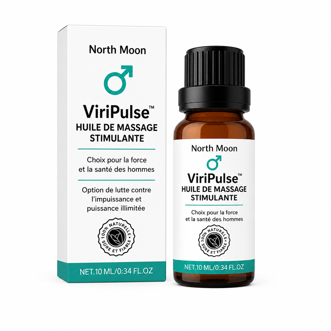 ViriPulse™ Huile de Massage Stimulante | Déchaîne des érections dures et puissantes en 3 minutes!